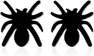 Minimalist Spider Small Little Stud Earrings for Women Girls Men Cute Punk Stainless Steel Halloween Animal Cartilage Tragus Hypoallergenic Tiny Huggie Sleeper Studs Fashion Piercing Jewelry Party Gifts