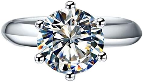 Elegant 4ct Round Cushion Cut Simulated Diamond Anniversary Wedding Ring with Platinum-Plated 925 Sterling Silver and Cubic Zirconia Gem