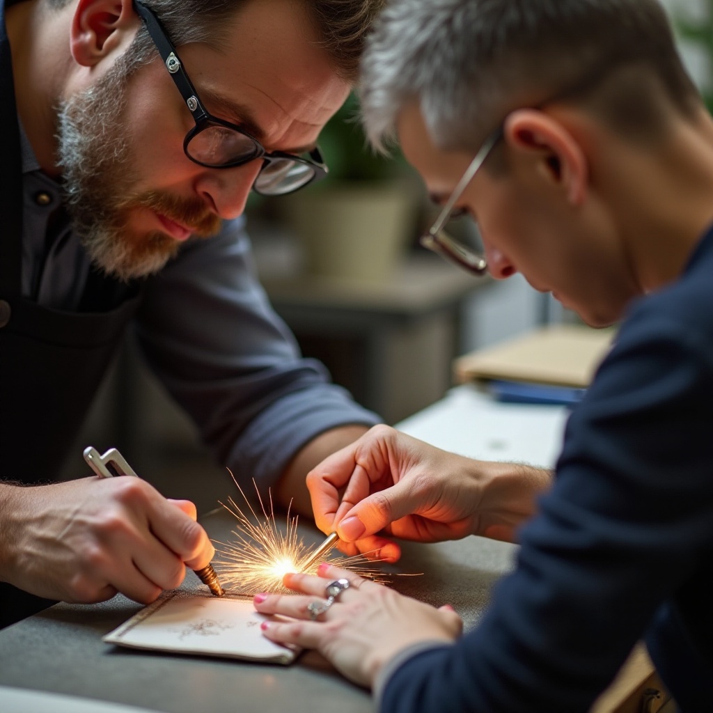Bracelet soudé au poignet Lyon : style moderne et unique