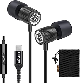 LUDOS ULTRA In-Ear USB C Kopfhörer mit Mikrofon, Immersives Audio und Geräuschabschirmung, Komfortables Design für Stundenlanges Hören, Ideal für iPhone und Samsung Galaxy User