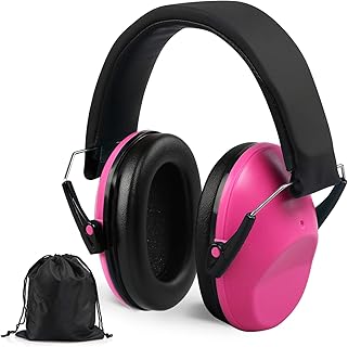 LEADSTAR Casque Anti Bruit pour Enfants avec Réduction de Bruit NRR 25dB/SNR 29dB et Design Pliable, Confortable et Ajustable, Idéal pour Dormir, Étudier ou Voyager