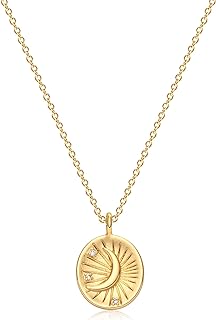 OSIANA Gold Initial Heart Necklace for Women 26 Letters A-Z Pendant 14K Gold Filled Dainty Chain Personalized Alphabet Jewelry Gift