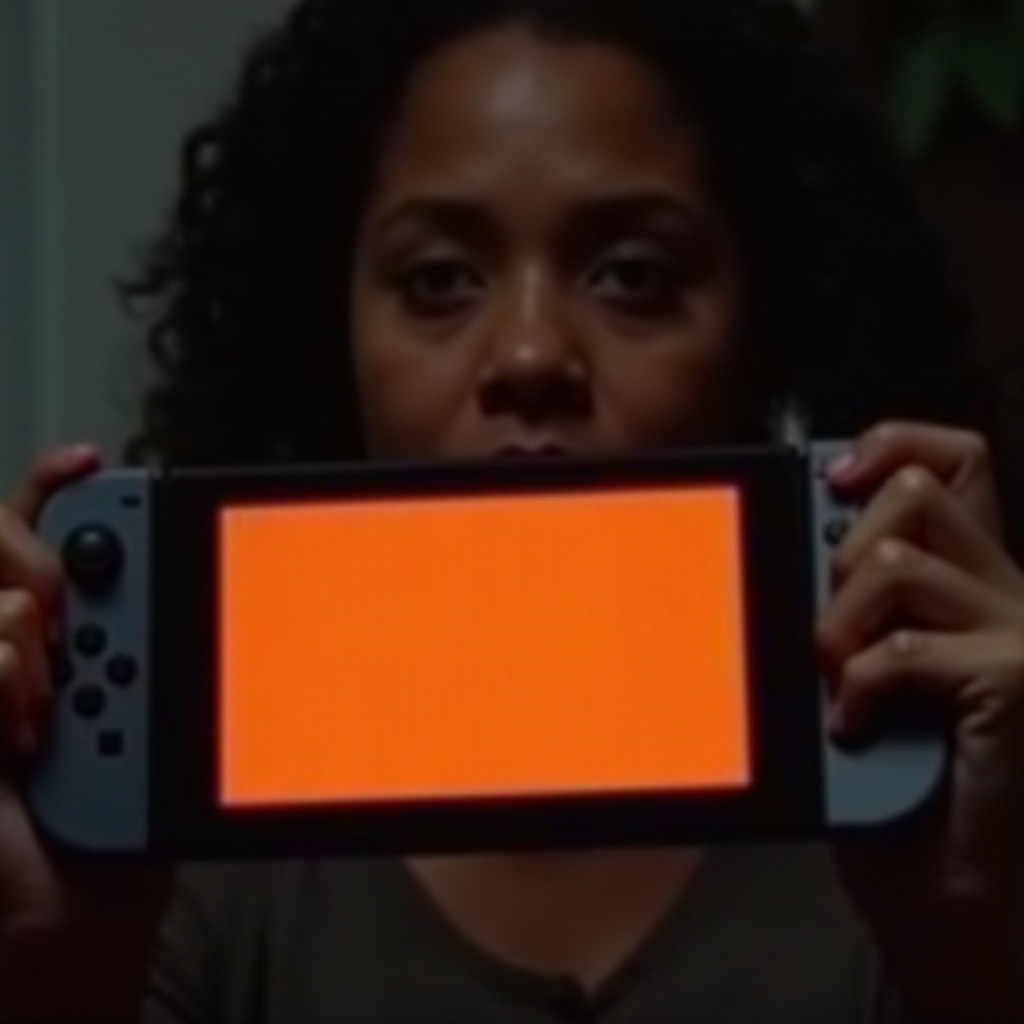 Nintendo Switch: Oranger Bildschirm beheben