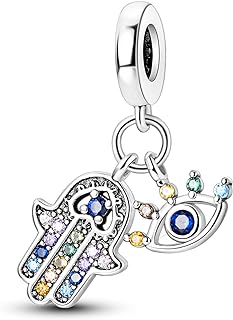 Hapour 925 Sterling Silver Charms for Bracelets Necklaces, Cute Fashion Love Heart Dangle Charm Pendant Beads Gift for Women Teen Girls