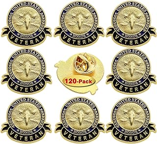 Alloy Clasp American Eagle Brooch - No Gemstone - Patriotic US Veteran Day Lapel Pin Badge - Ideal for Military Personnel - Memorial Day/4th of July Design