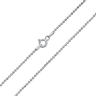 Bling Jewelry 150 Gauge .925 Sterling Silver Sparkle Diamond Cut Ball Shot Bead Chain Necklace For Women 16 18 20 24 Inch Made In Italy