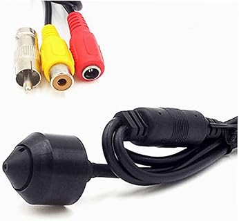 CNDST DST-240P1 Mini Hidden Security Camera with 1200TVL Resolution and 90° Pinhole Lens, Ideal for Indoor Monitoring, Discreet and Easy to Install