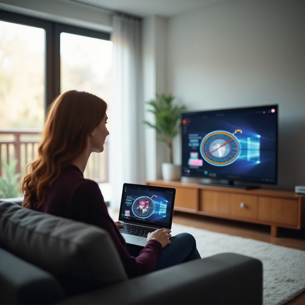 como conectar el pc a la tele sin cable