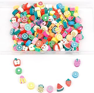 Colorful Fruit Clay Bead Bracelet Components in Various Designs by GMMAM