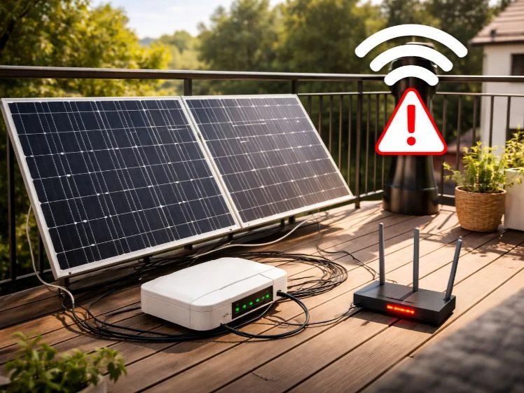 balkonkraftwerk verbindet sich nicht mit wlan