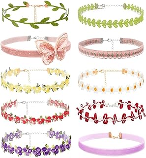 Ronglry 3pcs Black Choker Necklace for Women Black Velvet Choker Set Layered Black Choker Necklaces Classic Chokers for Women Girls Adjustable Gothic Lace Black Collar Necklace for Party Cosplay Christmas Birthday Jewelry Gifts