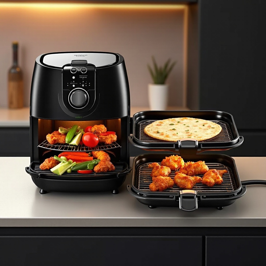 air fryer with racks