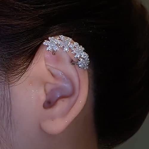 2PCS Women's Clip-On Earrings Hook Without Pierced