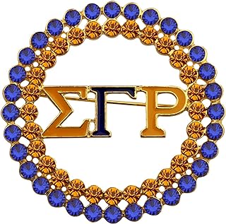 CENWA 1922 Sorority Brooch Pin - Gold Poodle Design with Secure Pin Clasp - Alloy and Zircon Crafted - Symbol of Unity and Strength - Ideal Gift for Sorority Members and Mothers