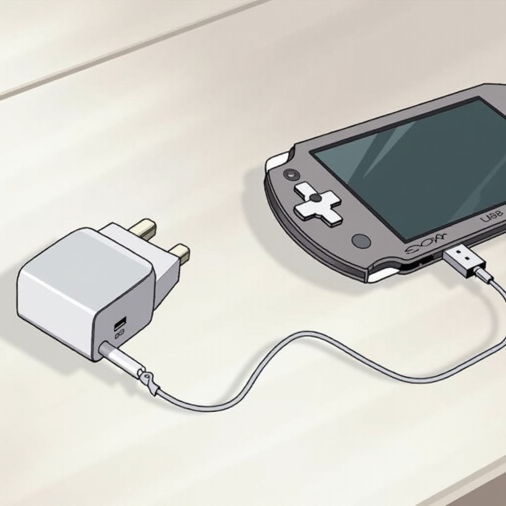 comment charger psp sans chargeur