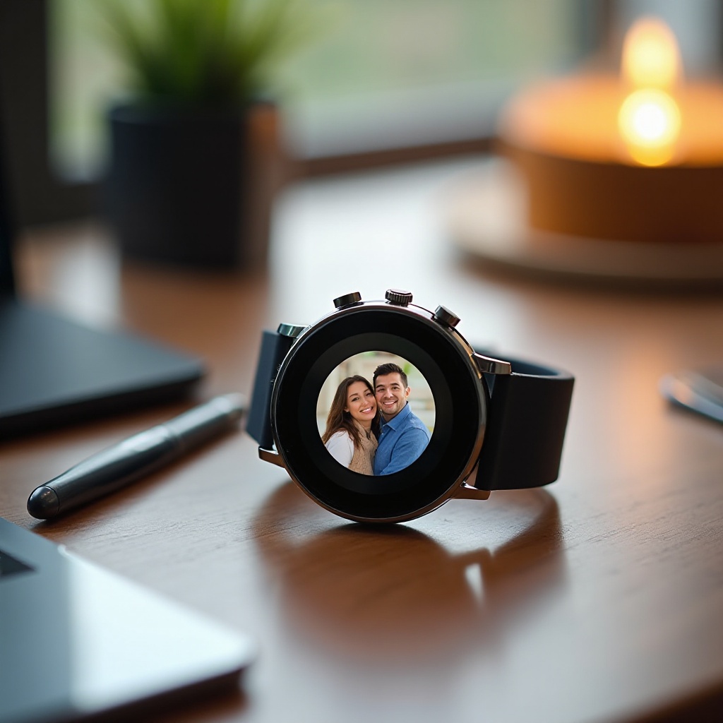 Galaxy Watch eigenes Bild als Hintergrund nutzen