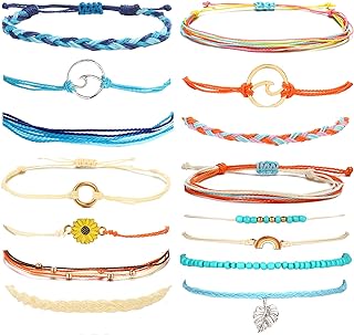 Handmade Adjustable Braided Chain Ankle Bracelet with Sunflower Charm for Teen Girls - Alloy Metal Boho Surfer Style