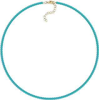 Dainty Beaded Necklace for Women Boho Beaded Chocker Necklaces for Women Girls Western Cowgirl Boho Adjustable Necklace Jewelry Gifts