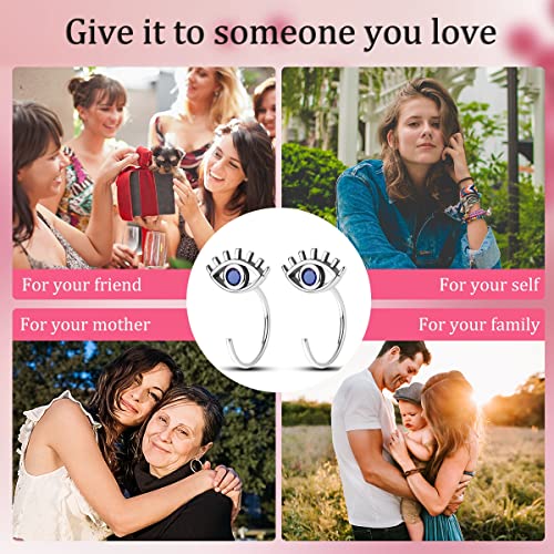 Half Hoop 925 Sterling Silver Open Huggie Half Hoop Earrings Hypoallergenic Cartilage Earring for Women Girls Tiny Cute Earrings