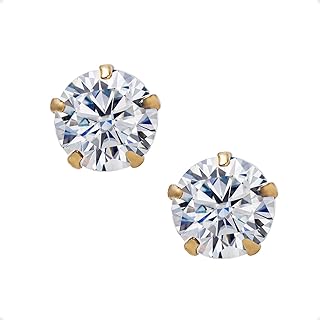 Moissanite Earrings 14k Yellow Gold And White Gold Earrings Diamond Stud Earrings For Women And Men Jewelry Gifts Stud Earrings