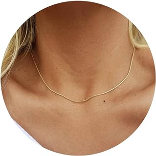 JoycuFF   for Women Dainty Layered Choker Necklaces  Chain Necklace 14K Gold Jewelry for Women Girls Valentine's Day Christmas Gifts for Her