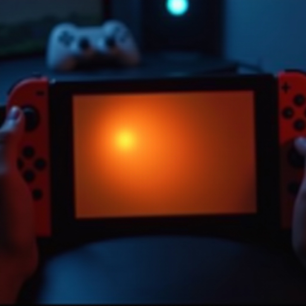 pantallazo naranja switch
