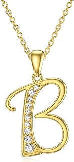 14K Yellow Gold Rope Chain Initial Pendant Necklace with D Color VVSI Moissanite, A-Z Embellishment, Perfect Gift for Women