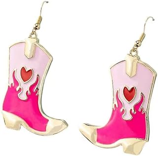 ZXHYZLZ Cowgirl Boot Earring Western Cowboy Boots Earrings for Women Boho Party Gift