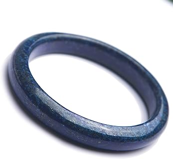 Precious Gemstone Natural Lapis Lazuli Crystal Bangle Bracelet Inner Diameter 57mm