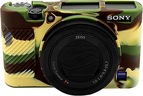 Easy Hood Soft Silicone Camo Cover for Sony DSC-RX100 Series with Bump and Dust Protection, Lightweight and Washable, Ideal for Camera Enthusiasts and Daily Use