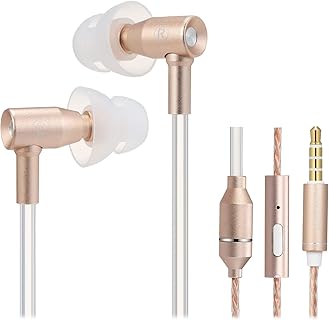 Docooler FC31 In-Ear Atlanta Kopfhörer mit strahlungsfreier Technologie und Rauschunterdrückung, 3,5 mm Klinke, ideal für Kinder und Schwangere