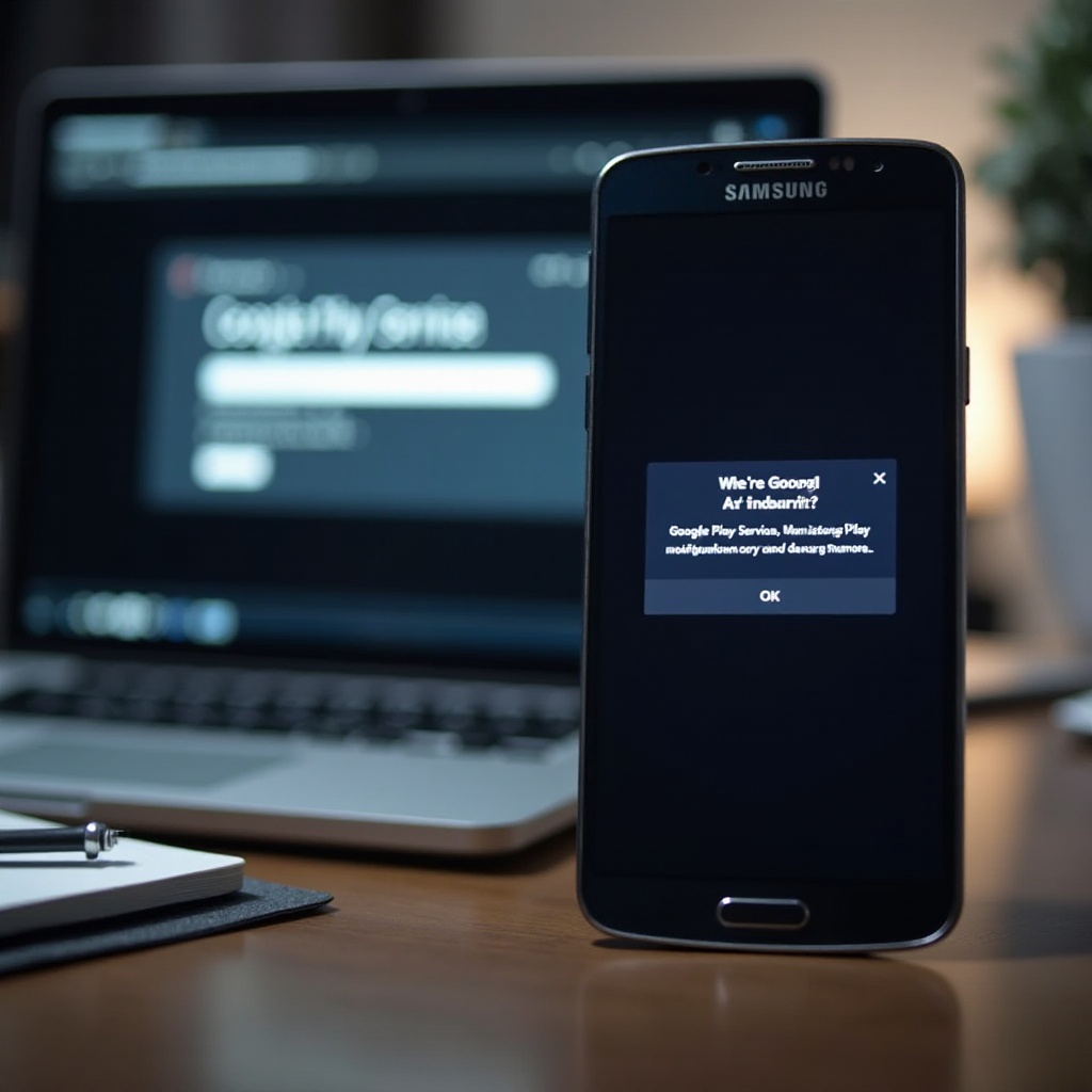 Résoudre le service Google Play qui sarrête sur Samsung