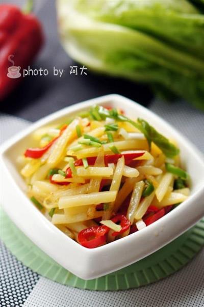 炒洋芋的制作方法