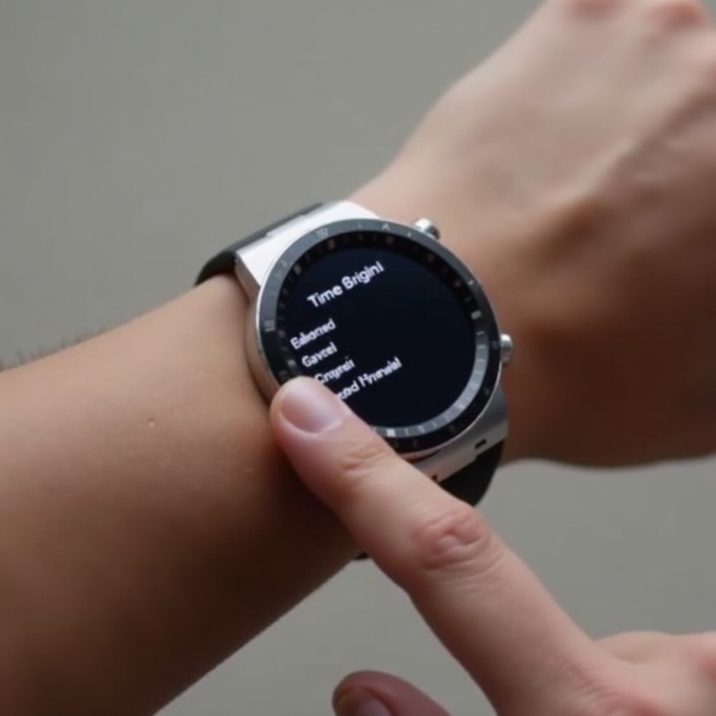 Réglage de lheure sur une Huawei Watch