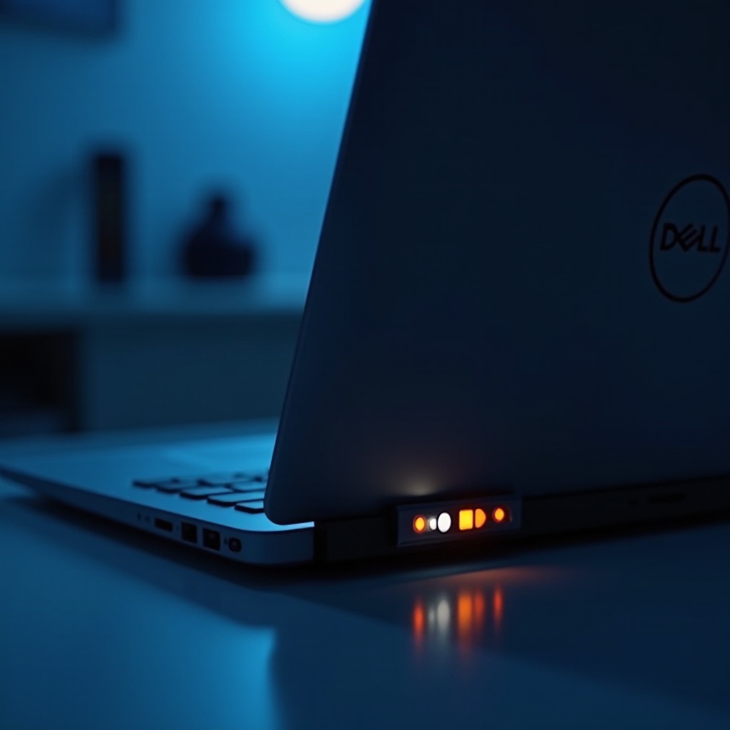 dell laptop blinkt 2x orange 4x weiß