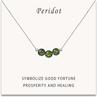 Sereney Dainty Sterling Silver Choker Necklace for Women,Crystals Gemstones Pearl Jewelry,June August September Birthstone Necklace