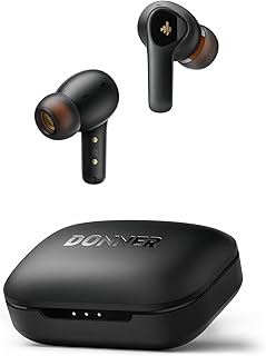 Donner Bluetooth Kopfhörer mit aktiver Geräuschunterdrückung und 12mm Treiber, intensiver Bass und 32 Stunden Akkulaufzeit, ideal für Musikliebhaber und unterwegs