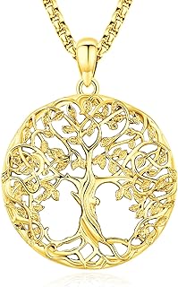 Eusense Tree of Life Necklace for Women Mens Tree of Life Pendant Sterling Silver 925 Tree of Life Jewelry Gifts
