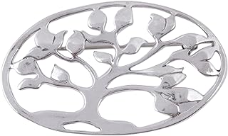 NOVICA Handmade .925 Sterling Silver Brooch Pin No Stone Mexico Leaf [1.2 in L x 2 in W] 'Majestic Tree'