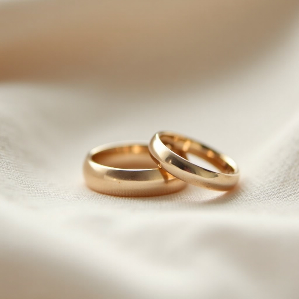 Einfache Eheringe: Minimalistisch und Elegant