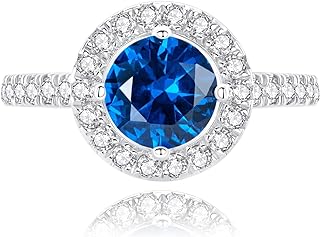 Gobaalele Radiant-Cut Simulated Yellow Diamond Promise Ring in White Gold Plated Sterling Silver for Women - Size 5