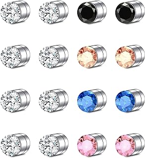 Anicina Fake Faux Nose Ring Fake Nose Piercing Fake Septum Nose Ring Hoop Faux Nose Rings for Women Fake Double Nose Ring Fake Earrings for Men Women Non Piercing