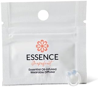 Essence Nasal Diffuser | Essential Oil Ring | Silicone Nose Inhaler (Grapefruit)