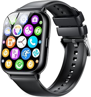 MTDKA スマートウォッチ 通話対応、1.9インチで薄型軽量、IP68防水、豊富なスポーツモード搭載。日常から運動、男女問わず使用可能。