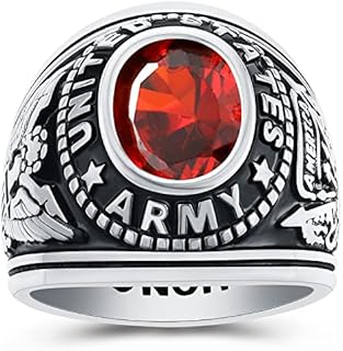 Gold Plated Class Rings Birthstone Rings Class Rings for Men High School Personalized Custom Rings Men's Class Rings Size 5-15 College Rings for Men