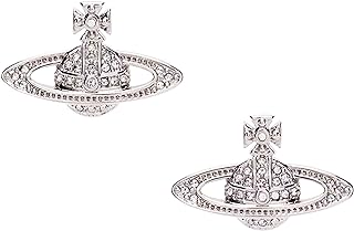 Women's Stud Earrings Saturn Planet Earrings Aesthetic Cubic 925 Silver Earrings Zircon Silver Saturn Planet Stud Earring Jewelry for Women Girls Gift, Christmas Gift Earrings