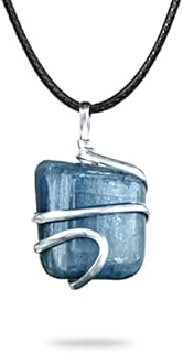Ayana Crystals Handcrafted Blue Kyanite Necklace - Authentic Crystal Jewelry for Emotional & Spiritual Healing, Throat & Third Eye Chakra Balance, Libra Zodiac & September Birthstone