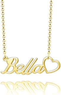 Q&Locket Stainless Steel Initial Locket Necklace with Rolo Chain and Lobster Clasp, Customized Glass Gem, Perfect Gift for Women and Girls, Heart-shaped Design