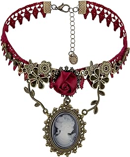 ETERNITY J. Vintage Princess Lolita Lace Victorian Necklace Bracelet Edwardian Vampire Gothic Choker Pendant