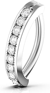 Heienngy 14G Titanium Clicker Belly Button Ring for Women 10mm 12mm 14mm Belly Rings Hoop Belly Button Rings Simple Reverse Navel Rings Body Belly Piercing Jewelry Hinged Rings for Belly Button